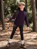 Body2025 Nuevo Estilo de Invierno Camiseta Térmica Base para Niñas, Ropa Interior Forrada de Polar para Otoño e Invierno de Manga Larga Moderna
