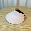 Nuevo Sombrero de Sol de Hielo Sin Marcas de Verano Anti-ultravioleta Sombrero de Conejo para Mujer Sombrero de Sol Plegable de Ala Grande