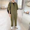 Mono de marca de moda de verano 2020, pantalones de una pieza hasta los tobillos, mono informal de media manga holgado para jóvenes de estilo coreano para hombres