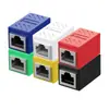 Conector de Emenda para Cabo de Rede Gigabit com Cabeça Reta Conector RJ45 Extensor de Emenda para Cabo de Rede Conversor Divisor