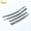 Adecuado para Byd 24 Sello 06 Deflector de Lluvia Tira Brillante de Acero Inoxidable 3D Bisel Recorte Pegatina Accesorios Exteriores para Coche