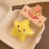 Pendente Decorativo Fofo de Desenho Animado Nuvem e Estrela Brinquedo Boneca Chaveiro Pingente de Bolsa Pingente de Presente
