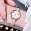 GEDI GEDI reloj retro redondo para mujer escala romana correa versátil para reloj de estudiante reloj de cuarzo para mujer al por mayor