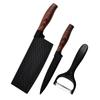 Novo Modelo Lançado pelo Fabricante Conjunto de Facas de Três Peças Descascador de Melão Faca de Cozinha de Aço Inoxidável Utensílios de Cozinha