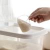 Camelia cubo de arroz sellado a prueba de humedad almacenamiento doméstico de plástico bote para arroz harina de arroz a prueba de polvo caja de almacenamiento de arroz 10kg a prueba de insectos