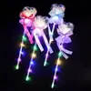 Diadema Brillante Letrero de Luz para Concierto Palo Fluorescente Accesorio Estrella Soporte Estrella Azul de Cinco Puntas Zhang Jie Mayday Estampado