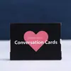 Cartas de Póker Personalizadas para Parejas, Reconocimiento de Palabras en Inglés, Motivos de Amor, Cartas de Papel para Entretenimiento Ocioso, Producción Creativa de Póker