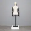 Maniquíes de Medio Cuerpo Femenino, Soporte de Maniquí para Tienda de Ropa, Muñeco Femenino para Escaparate, Maniquí Femenino de Tallas Grandes para Exhibición