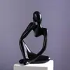 Figuras de Personajes Impresas en 3D de Venta Caliente Transfronteriza, Decoraciones de Pensamiento Creativo, Esculturas Abstractas de Estilo Nórdico, Decoraciones para Sala de Estar