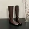 Botas de Mujer para Otoño, Nuevo Estilo, Hasta la Rodilla, Aumento Oculto de Altura, Para Personas Bajas, Elásticas, Adelgazantes, Caña Alta, Botas de Montar