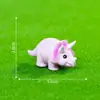 Novo produto transfronteiriço: Mini paisagem de terrário de musgo, pequeno dinossauro criativo, Tiranossauro Rex, decoração de chaveiro DIY, pequeno ornamento