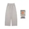 Pantalones de Invierno 2025 para Niñas Amybaby Nuevos de Cintura Alta Versátiles Sueltos Sensación de Aire Pierna Ancha Pantalones de Chándal Perezosos