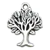Colgante de Aleación de Plata Antigua Árbol de Hojas Serie Árbol de la Vida Accesorios para Joyería para Hacer Pulseras y Collares con Cuentas