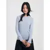 Nueva Camisa Base de Tencel Acetato para Mujer Otoño e Invierno, Tejido de Punto Cálido de Lana Lyocell con Cuello Redondo, Top Interior de Color Sólido