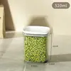 Frascos de Plástico Sellados de Grado Alimenticio para Almacenamiento a Prueba de Humedad de Granos y Frijoles en la Cocina Contenedores de Almacenamiento