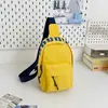 Nova Bolsa Transversal Infantil de Cor Sólida para Meninos e Meninas, Bolsa Pequena Versátil Casual Leve, Bolsa de Ombro Versátil Prática