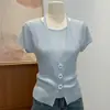Suéter de Malha Elegante Estilo Francês para Primavera e Outono, Novo, Gola V, Slim Fit, Tendência, Manga Longa, Emagrecedor, Base para Mulheres