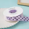 Día del Niño Cinta de Lunares Coloridos Lunares Grandes de 2.5 cm Cinta de Poliéster Hecha a Mano DIY Lazo para el Cabello Cinta Decorativa