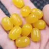 Ágata amarillo hielo palinx cuentas jade cuentas sueltas ágata amarillo lezi lutong pulsera collar accesorios cuentas