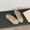 Sapatos Mary Jane de salto baixo estilo francês para mulheres, nova coleção primavera-verão 2026, adequados para combinar com vestidos, sapatos de festa, sapatos de couro Lolita de corte baixo