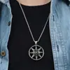 Collar de Acero de Titanio para Hombre, Colgante de Letra de Moda Hip-Hop, Cadena para Suéter Estilo Coreano, Collar Largo Estilo Lujo Ligero, Venta al por Mayor de Joyería