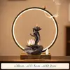 Lámpara Zen Círculo Mano de Buda Flor de Loto Quemador de Incienso de Flujo Inverso Hogar Interior Retro Quemador de Sándalo Quemador de Incienso Quemador de Aromaterapia Adornos