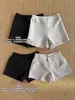 Shorts esportivos casuais de verão cinza de tamanho grande para mulheres, modelagem solta que emagrece, hot pants retos justos para meninas baixinhas