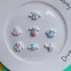 Animales de Dibujos Animados Nube Bola Tarjeta Perro Blanco Cachorro Pasador Cuerda para el Cabello Pinza de Agarre Hebilla de Zapato DIY Accesorios de Resina