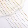 Cadena para Gafas Estilo Punk Europeo Americano Eslabón Soldado Electrochapado al Vacío Oro de 18K Collar Sencillo Cadena Personalizada para Accesorios de Gafas de Sol