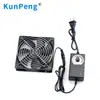 Suministro directo del fabricante ventilador de extracción de alto flujo de aire de 12 cm 220V gabinete tarjeta gráfica de computadora router base de disipación de calor velocidad ajustable