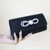 Bolso Clutch de Lazo para Comercio Exterior Transfronterizo, Bolso Cruzado, Bolso para Dama de Honor de Boda, Bolso de Vestido de Banquete, Bolso Versátil de Lujo Ligero para Mujer