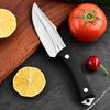 Cuchillo para Carne con Mango de Acero Inoxidable Forjado Cuchillo para Deshuesar Cuchillo para Cortar Carne Doméstico Portátil para Exterior Cuchillo para Fruta para Cortar Carne Cuchillo de Cocina