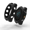 Adecuado para reloj Garmin Fenix 8 43/47/51, funda protectora semi-envolvente de TPU con textura de cuero