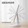 Espejo de maquillaje LED transfronterizo, espejo de belleza de escritorio, doble fuente de alimentación, espejo iluminado, pantalla táctil, rotación de 360 grados