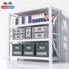 Prateleira de armazenamento Shibang rack de armazenamento armazém de hardware resistente médio leve doméstico multi-camada armazém prateleira de ferro