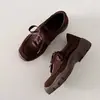 Zapatos Casuales de Suela Gruesa, Zapatos Deportivos, Zapatos de Vestir para Mujer, Nuevo Estilo Primavera 2026, Versátiles de Tacón Medio con Cordones, Cuero Genuino Transpirable, Zapatos Birkenstock