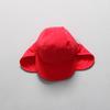 Gorro de baño de playa antiultravioleta para niños y niñas, protector solar rojo, nuevo diseño.