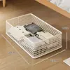 Caixa de armazenamento sob a cama, armário plano deslizante, prateleira de armazenamento para móvel sob a TV, caixa de armazenamento de sapatos sob o sofá com rodas