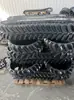 Motocultor de Goma Mini Excavadora Cadenas Trepadoras Tiger Tracks Cadena Universal 180/72/Cadena 230