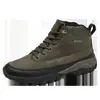 Moda Retro Zapatos Casuales Ligeros para Exterior Botas Cálidas de Algodón para Hombre Invierno Nuevo Felpa Engrosada a Prueba de Frío Zapatos de Senderismo