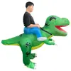 Roupas infláveis de Tyrannosaurus adereços de maquiagem de Halloween fantasia de performance cosplay dinossauro inflável adulto Amazon