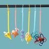Nueva cadena para chupón de bebé, chupón de silicona para bebé, cadena anticaída, juguete mordedor para niños, cuerda anticaída