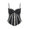 Deus da Beleza Vem para Exposição de Colecionador Gravata Borboleta Corset Antigo Doce e Quente Slim-Fit Top de Alcinha Emagrecedor