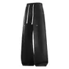Calça de moletom reta de outono para homens, corte solto, tamanho grande, estilo americano com rebites, calça esportiva da moda, calça de moletom masculina versátil e moderna