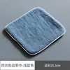 Pano de Prato e Porta-Panela de Algodão e Linho, Pano de Chá Absorbente Espessado Pintado à Mão em Estilo Zen, Tapete para Preparo de Chá Seco, Porta-Panela, Conjunto de Chá Kung Fu, Uso no Escritório e em Casa
