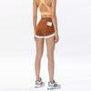 Shorts de tres puntos Ajustados Yoga Traje de baño Shorts Cadera Melocotón Contraste Verano para Mujer Ropa Exterior Cintura Alta Fitness Secado Rápido Pantalones Cortos Hot