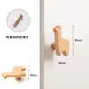 Manija de Armario para Habitación Infantil Tronco de Madera Maciza Lindas Estrellas de Dibujos Animados Luna Nubes Cajón Armario Manija de Puerta de Armario