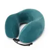 Almohada de Espuma Viscoelástica Camelback con Logo Personalizado Forma de U Caja de Almacenamiento Portátil Almuerzo Viaje en Avión Almohada para siesta en forma de U para el Cuello