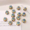 Contas Esféricas Lisas de Esmalte Cloisonné de 10mm Feitas à Mão para Pulseira de Miçangas DIY Chaveiro Material para Joias Acessórios Contas Soltas