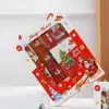 Set de Papelería Navideña Bolso Infantil Caja de Regalo Material Escolar Premios Regalo para Estudiantes de Preescolar y Primaria Paquete de Regalo